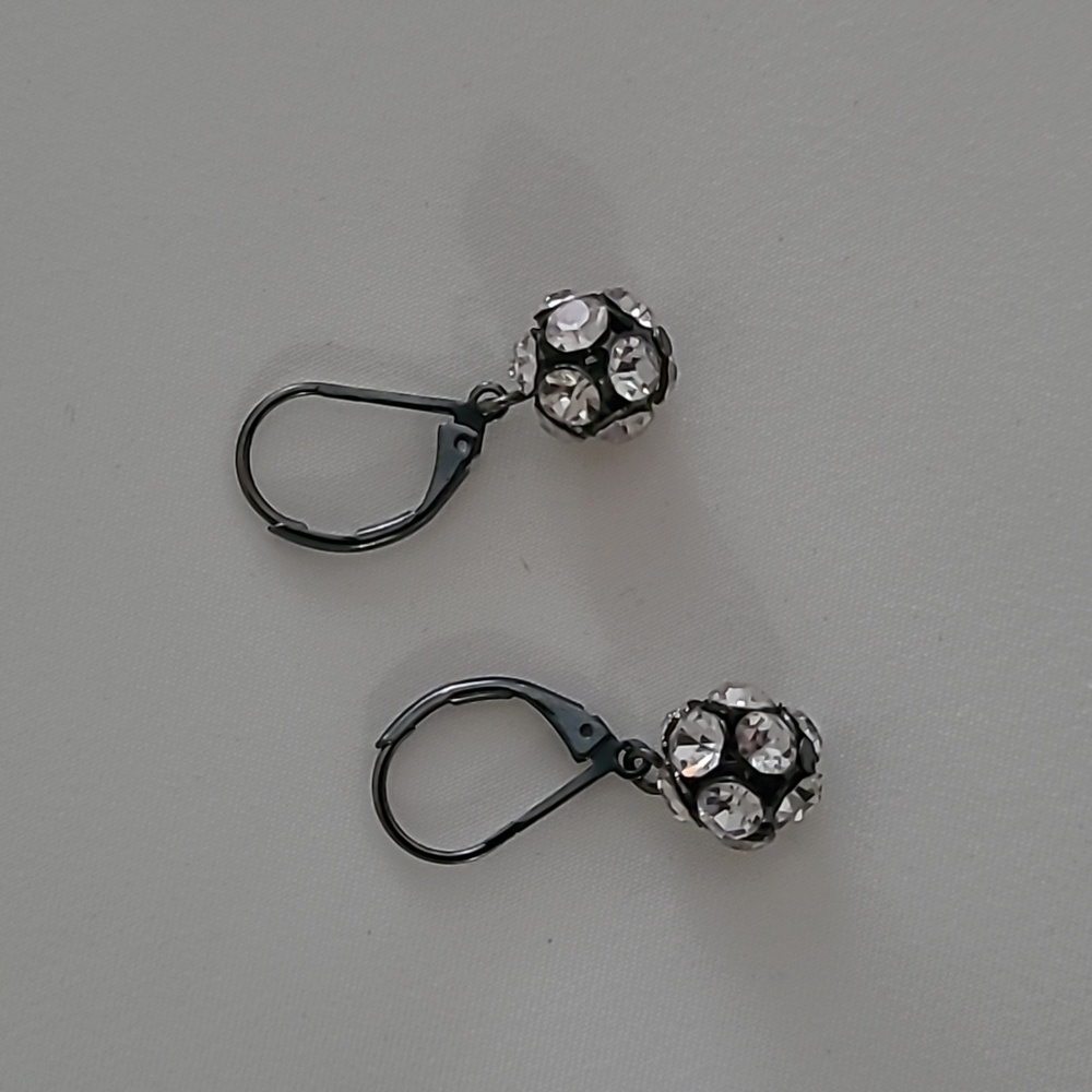 Ball drop earrings